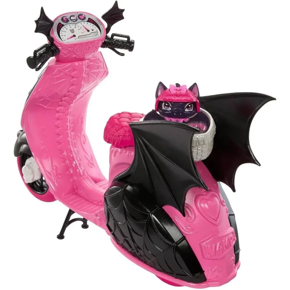 Monster High Draculaura Count Fabulous Vamptastic Scooter Set NIB